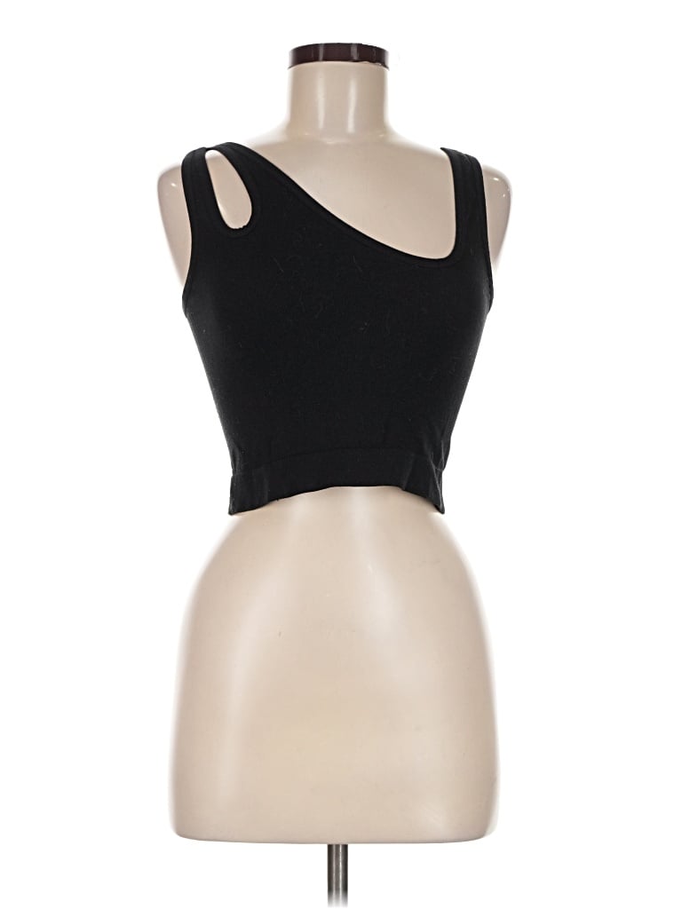 Pre-owned Colsie Tank Top Black Strapless Neckline Tops