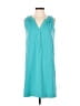 Jade Solid Teal Casual Dress Size XS - photo 1