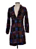 Zara Plaid Purple Coat Size S - photo 1