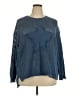 Torrid 100% Cotton Blue Pullover Sweater Size 2X Plus (2) - photo 1