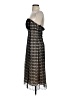 Coast 100% Nylon Chevron-herringbone Black Cocktail Dress Size 8 - photo 5