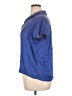Lane Bryant 100% Silk Blue Short Sleeve Top Size 14 (1) - photo 5