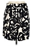 J.Crew Animal Print Black Silk Skirt Size 2 - photo 2