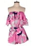 Yumi Kim 100% Polyester Tropical Pink Romper Size XS - photo 1