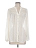 Torrid 100% Polyester Ivory Long Sleeve Blouse Size Med Plus (00) - photo 1