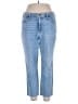J.Crew Factory Store Hearts Blue Jeans Size 33 waist - photo 1