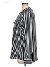 Calvin Klein 100% Polyester Stripes Black Long Sleeve Blouse Size XL - photo 5