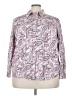 Chaps 100% Cotton Paisley Pink Long Sleeve Button-Down Shirt Size 3X - photo 1
