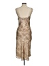 Audrey 3+1 Metallic Tan Cocktail Dress Size M - photo 2