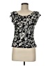 Talbots Black Short Sleeve Top Size 8 - photo 1