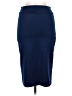 Popana Solid Blue Casual Skirt Size M - photo 2