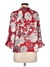 Talbots 100% Polyester Red 3/4 Sleeve Blouse Size M (petite) - photo 2