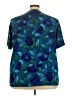 Jaclyn Smith 100% Polyester Blue Short Sleeve Blouse Size 24 - photo 2