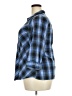 Dex 100% Cotton Plaid Blue Long Sleeve Button-Down Shirt Size 2X - photo 5
