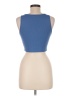 Shein 100% Polyester Blue Tank Top Size 8 - 10 - photo 2