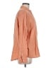 Universal Thread 100% Cotton Solid Orange Long Sleeve Button-Down Shirt Size M - photo 4