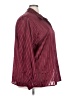 Fashion Bug 100% Polyester Stripes Burgundy Long Sleeve Blouse Size 26/28 - photo 4