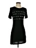 Popular Basics Graphic Black Casual Dress Size S - photo 1