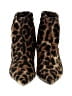 Betsey Johnson Animal Print Brown Ankle Boots Size 9 - photo 2