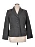 Le Suit 100% Polyester Solid Gray Blazer Size 14 (estimated) - photo 1