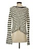 Free People Stripes Ivory Pullover Sweater Size S - photo 2