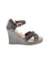 TOMS Gray Wedges Size 6 - photo 1