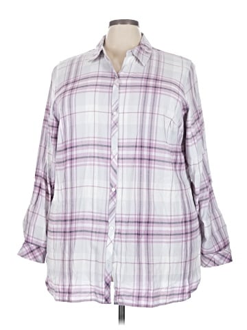 Croft & Barrow 3/4 Sleeve Button-Down Shirt (view 1)