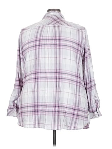 Croft & Barrow 3/4 Sleeve Button-Down Shirt (view 2)