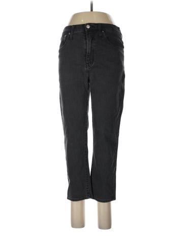 Madewell Petite Classic Straight Jeans in Lunar Wash (view 1)