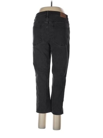 Madewell Petite Classic Straight Jeans in Lunar Wash (view 2)
