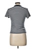 Old Navy Stripes Silver Short Sleeve Turtleneck Size L - photo 2