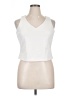 Bisou Bisou White Sleeveless Blouse Size XL - photo 1