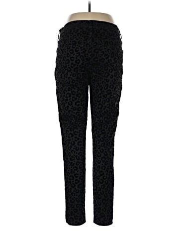 Madewell 9" Mid-Rise Skinny Jeans: Flocked Leopard Edition (view 2)