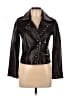 Parker 100% Leather Black Leather Jacket Size 17 - photo 1