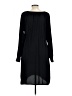 Gap - Maternity 100% Polyester Black Casual Dress Size Lg Maternity - photo 2