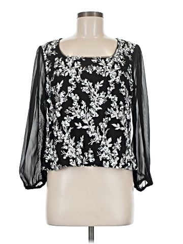Alex Evenings 3/4 Sleeve Blouse (view 1)