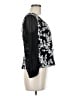 Alex Evenings 100% Polyester Black 3/4 Sleeve Blouse Size M (petite) - photo 4