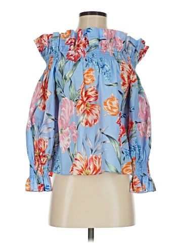 Christy Lynn 3/4 Sleeve Blouse (view 1)