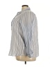 Westport 1962 Stripes Gray 3/4 Sleeve Button-Down Shirt Size 3X - photo 5