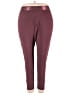 River Island Solid Burgundy Active Pants Size 26 - photo 1