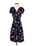Kaileigh Floral Blue Casual Dress Size S - photo 1