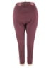 River Island Solid Burgundy Active Pants Size 26 - photo 2