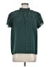 Shein 100% Polyester Teal Short Sleeve Blouse Size 6 - photo 1