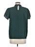 Shein 100% Polyester Teal Short Sleeve Blouse Size 6 - photo 2