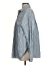 AE77 100% Cotton Stripes Blue Long Sleeve Button-Down Shirt Size S - photo 5