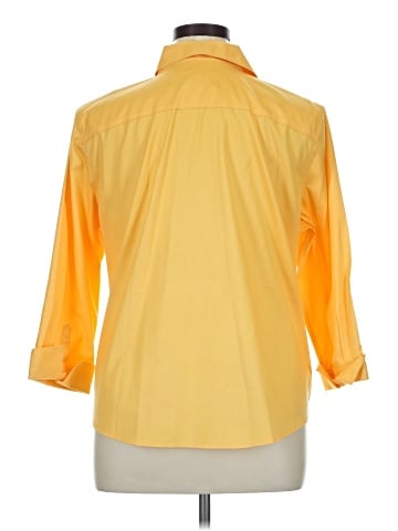 Chico's 3/4 Sleeve Button-Down Shirt (view 2)