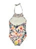 Old Navy Tropical Ivory One Piece Swimsuit Size M - photo 2
