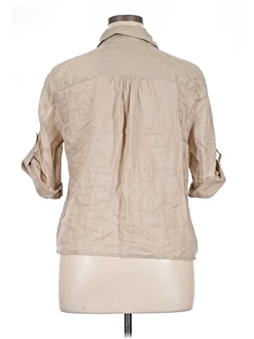 INC International Concepts 3/4 Sleeve Button-Down Shirt (view 2)