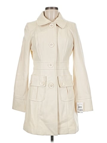 Tulle Wool Coat (view 1)