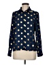 Shein Polka Dots Gold Long Sleeve Blouse Size M - photo 1